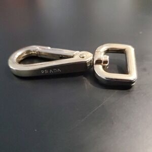 PRADA Part Buckle & Clasp Logo Gold Authentic 2.5"L Replacement